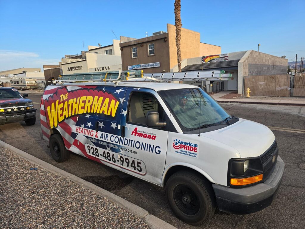 The Weatherman. Heating and air conditioning system installation in Lake Havasu City